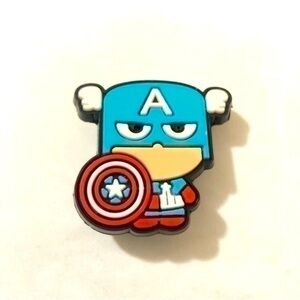 Captain America Crocs Charm